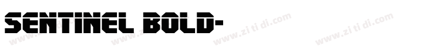 Sentinel Bold字体转换